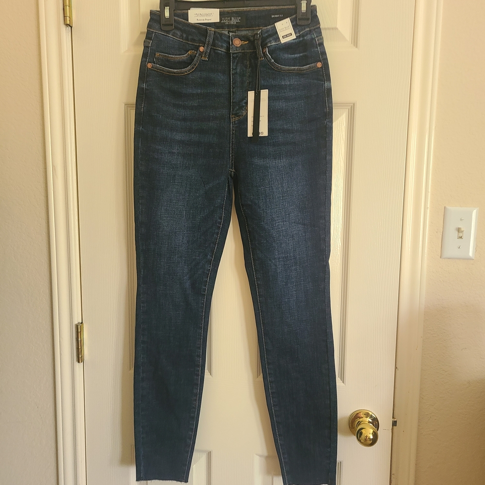 Judy Blue Dark Wash High-Rise Skinny Jeans